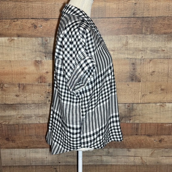 Madewell Double-Faced Hayden Popover Top in Breeney Plaid size Small - Picture 3 of 12